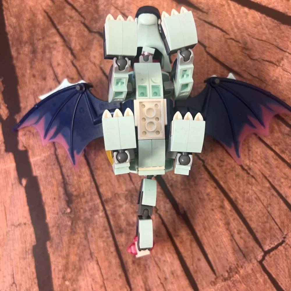 Lego Elves Rosalyns Helbredende‎ Fantasy Dragon Building Toy - Blue and Pink